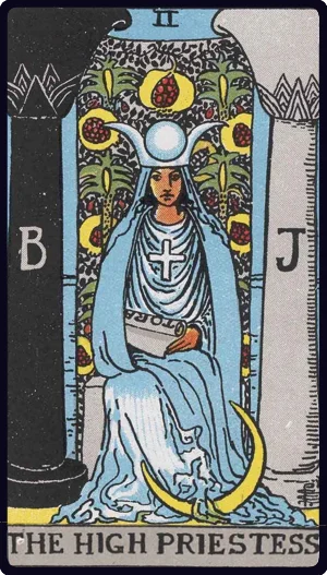 کارت کاهنه اعظم (The High Priestess) در تاروت