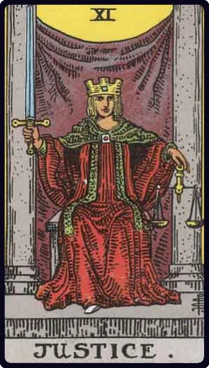 کارت عدالت (Justice) در تاروت