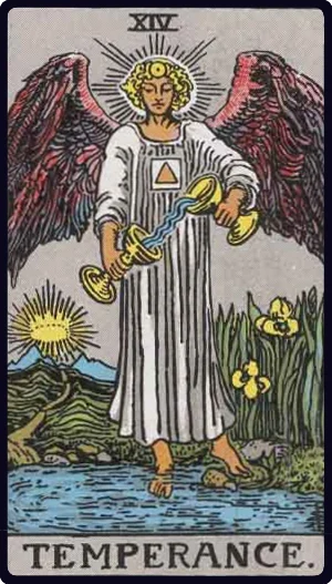 کارت اعتدال (Temperance) در تاروت
